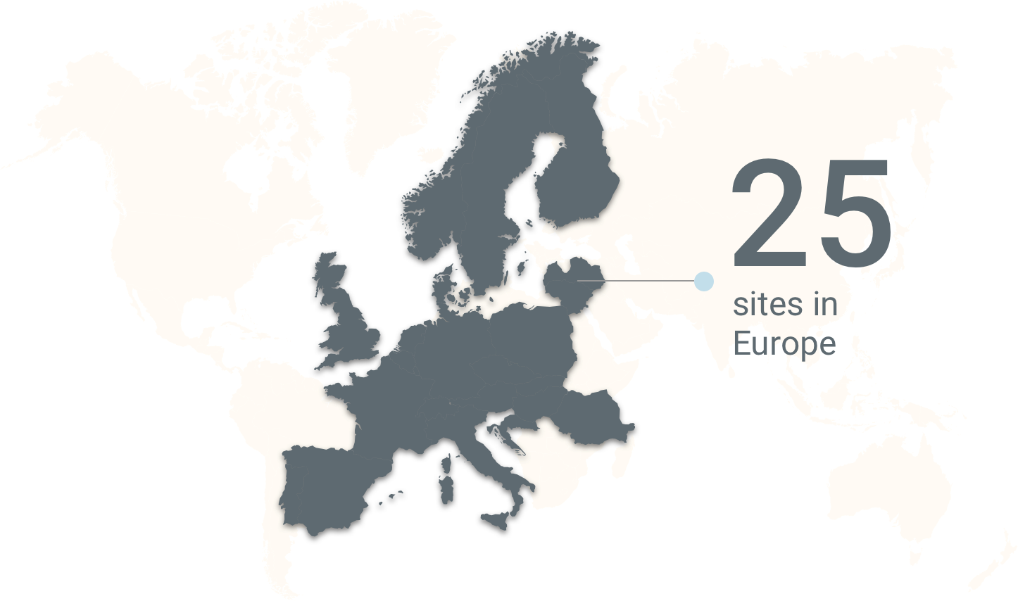 Berner Group: 25 sites in Europe Facts and figures