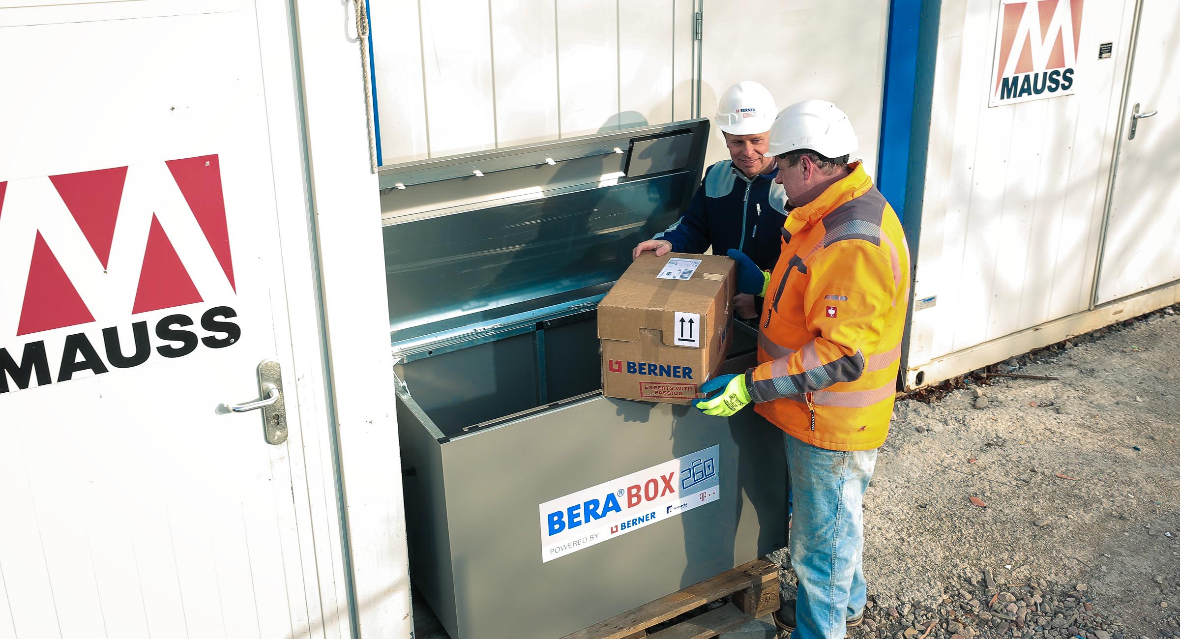 Innovation auf der Baustelle: Berner Group startet bundesweites Pilotprojekt für neue BERA BOX 2GO und OBTICASE Berner Group