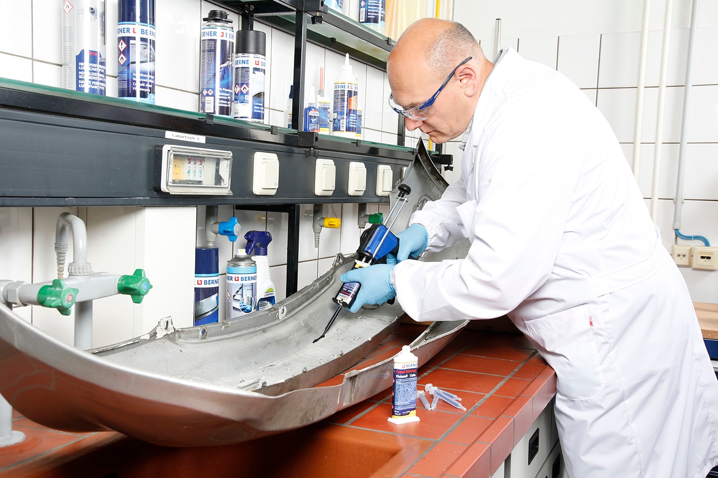 Produktentwicklung mit Weitblick: Berner Group arbeitet in neuem Chemielabor an Profi-Lösungen für übermorgen Berner Group