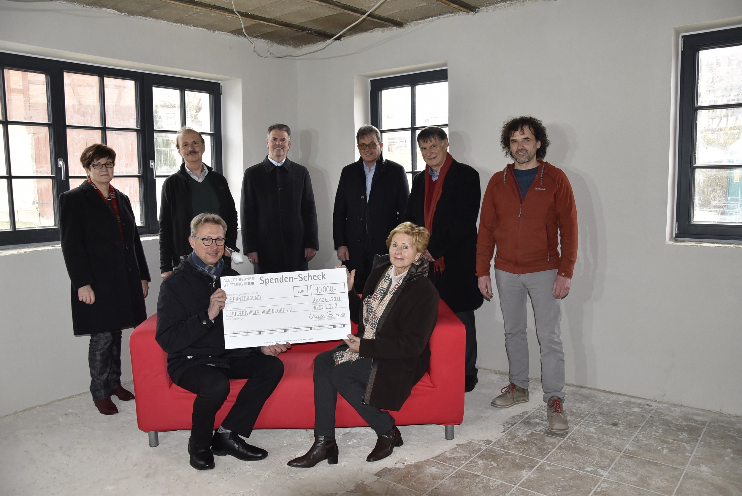 Time out instead of downtime: Generous donation supports new help facility for burnoutprone people 