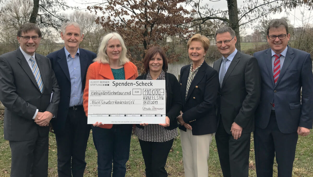 Großspende Albert Berner-Stiftung fördert neues Frauen- und Kinderschutzhaus mit 110.000 Euro Berner Group